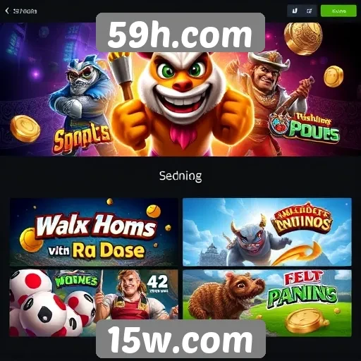 59h.com oferece uma vasta gama de jogos online